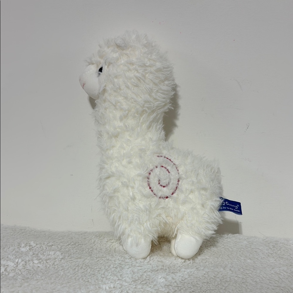White Plush Alpaca